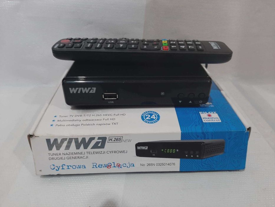 Tuner DVB-T2 WIWA H.265