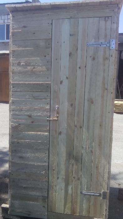 Туалет, душ, хоз здания из дерева