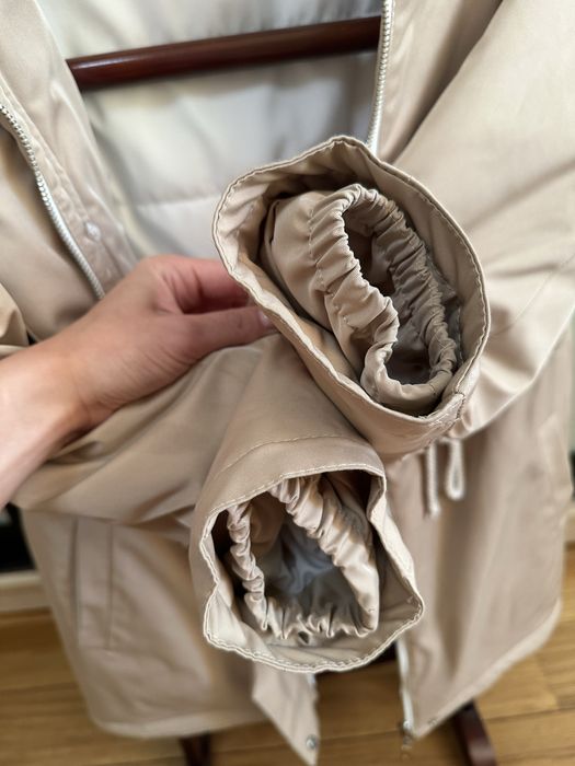 Парка з натуральним хутром песця