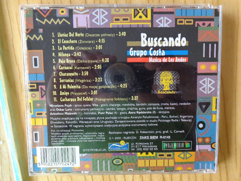Buscando Grupo Costa "Musica de Los Andes"