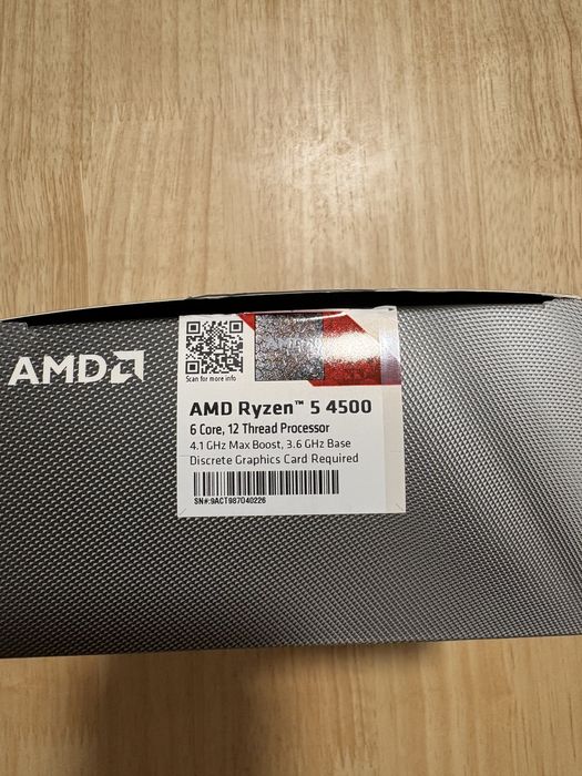 Ryzen 5 4500 6c / 12t c/ garantia