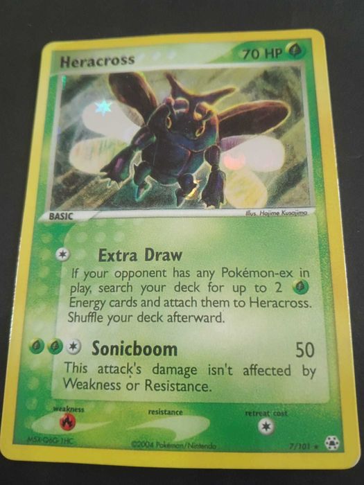 EX Hidden Legends coleção, cartas antigas