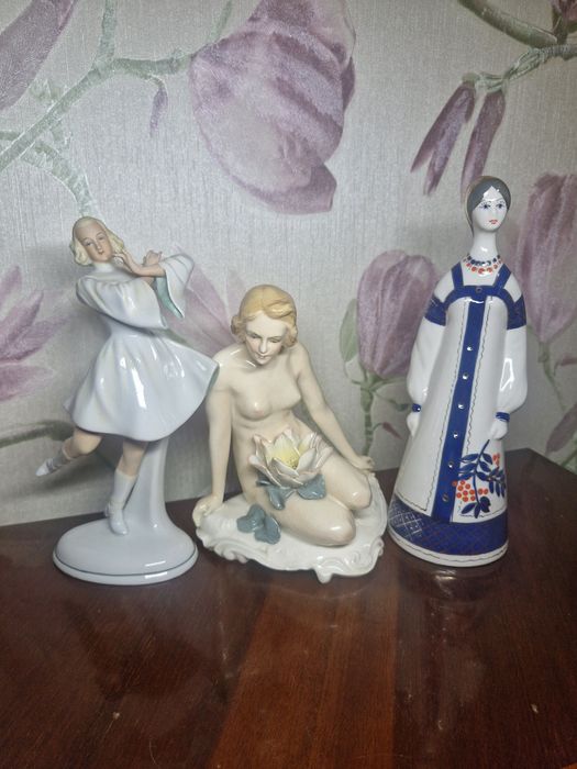Фарфоровые статуэтки СССР. Раритет. Фигурки. Статуетки. Порцеляна