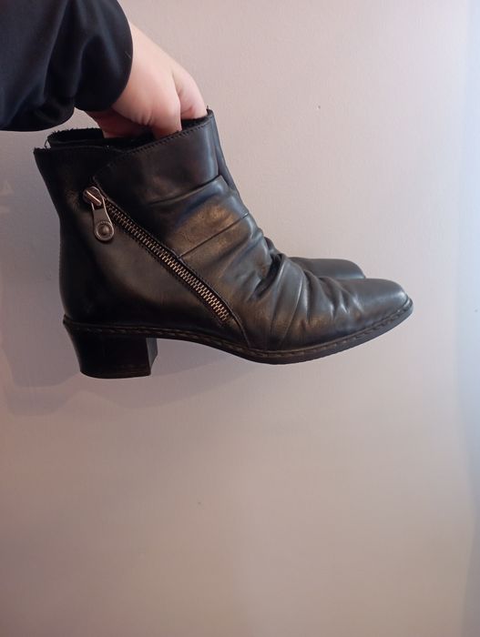 Trzewiki ,botki skórzane Rieker