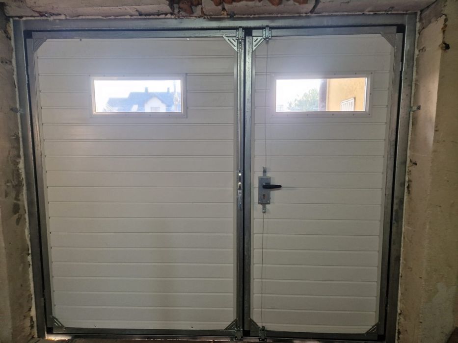 Brama uchylna! Dwuskrzydłowa! Na wymiar! Drzwi stalowe!Solidnie szybko