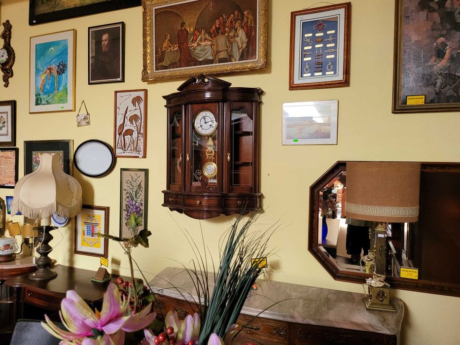 Relógio de parede - De corda - óptimo estado