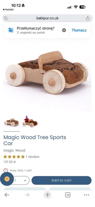 Drewniane klocki Magic Wood