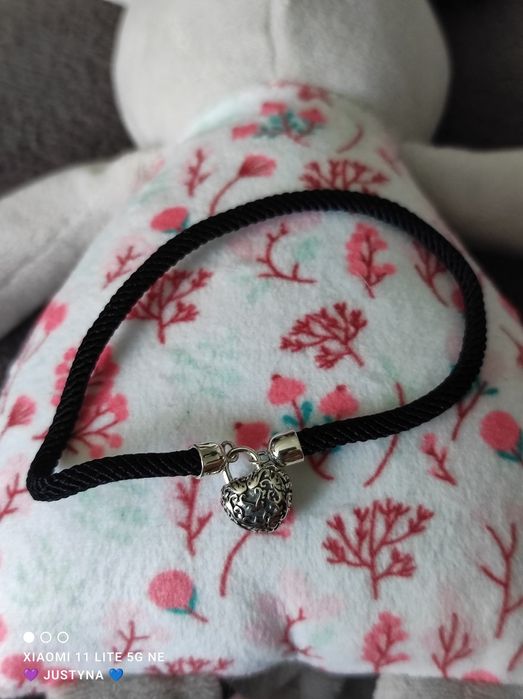 Bransoletka baza charms z zapięciem kłódką - srebro 925