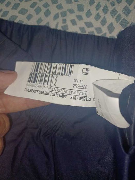 Sobrecalças impermeáveis da Decathlon novas