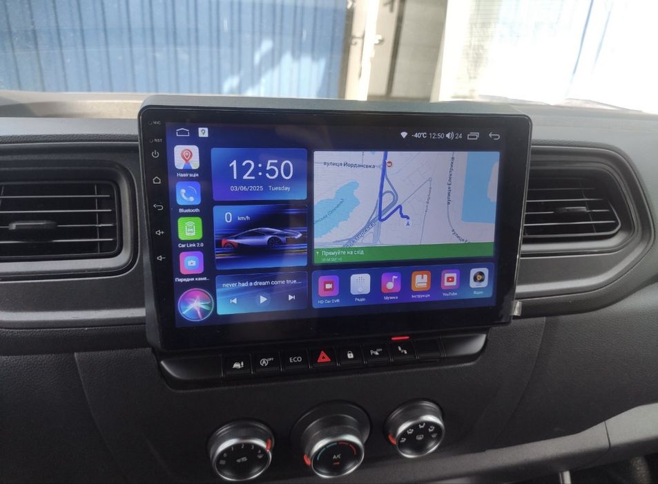 Штатна Android магнітола Renault Master Nissan NV400 Opel Movano