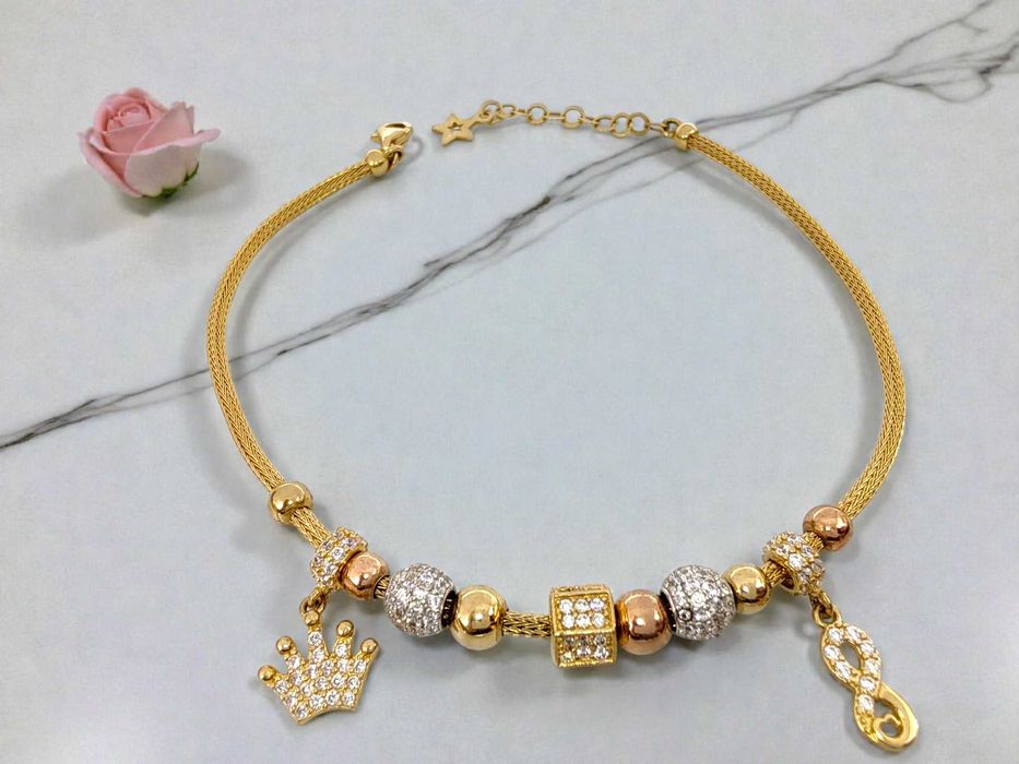 Bransoletka damska Pandorka pr. 585, nowoczesny wzór Lombard Gorzów