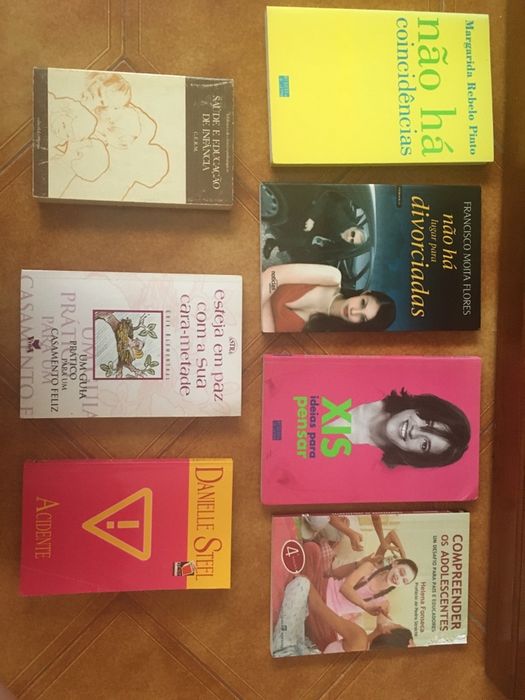 Livros autoajuda/educação (M. Rebelo Pinto, D.Steel) Vários preços