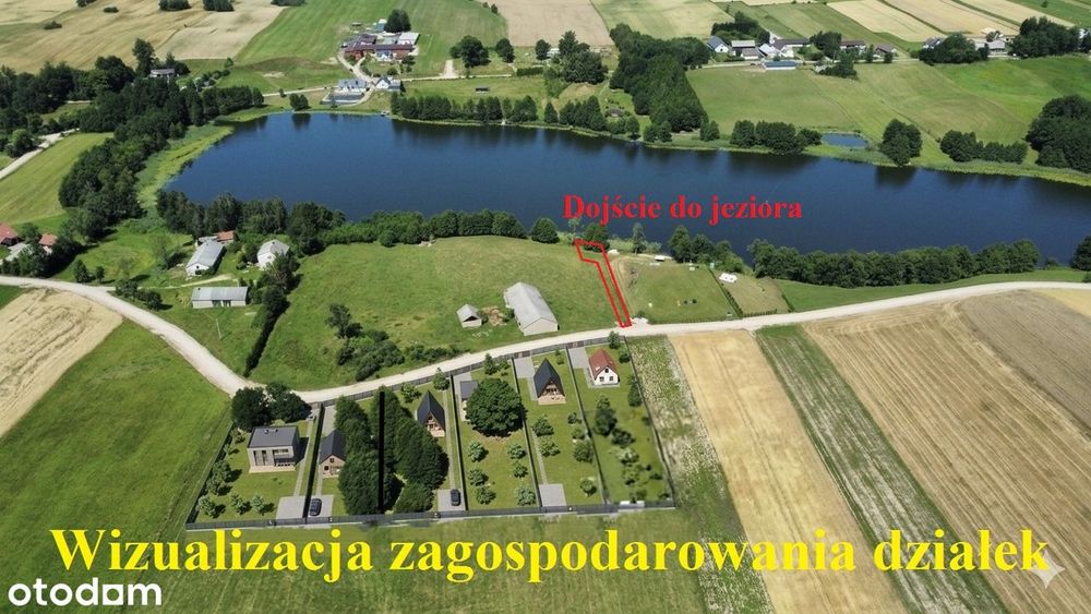 Suwałki - działki budowlane nad jeziorem