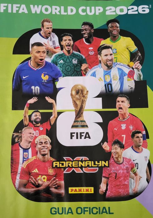 Mundial 2026 - Panini FIFA WORLD CUP 2026 Adrenalyn XL - Arquivador e cartas