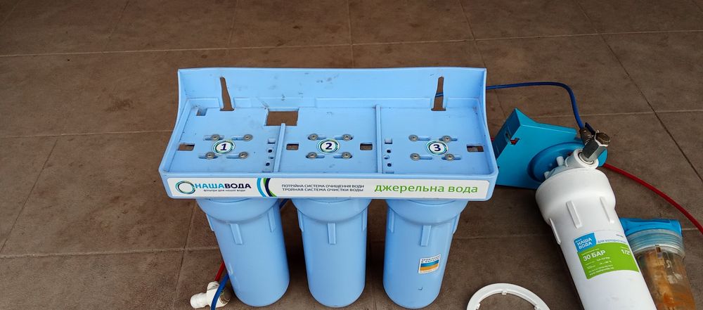 Корпуси під фільтри для фільтрації води