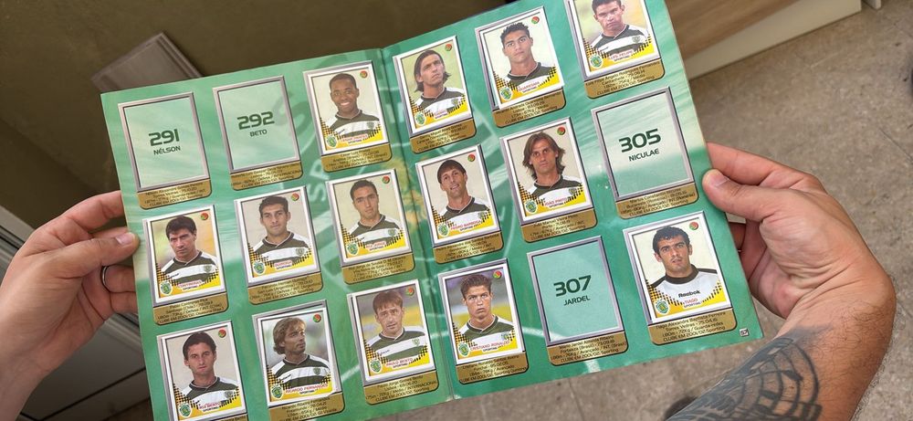 Cromo 2002/2003 cromo cristiano Ronaldo