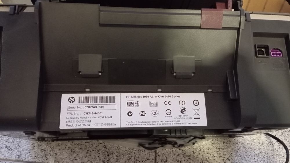 Impressora HP deskjet 1050