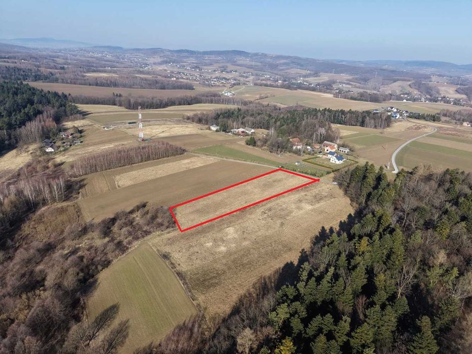 Widokowa działka w Niepli