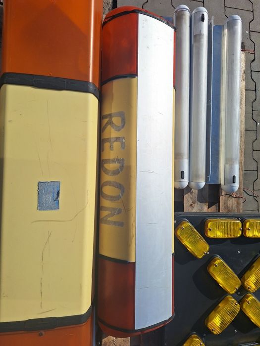 Belka ostrzegawcza Elektra koguty oświetlenie ostrzegawcze