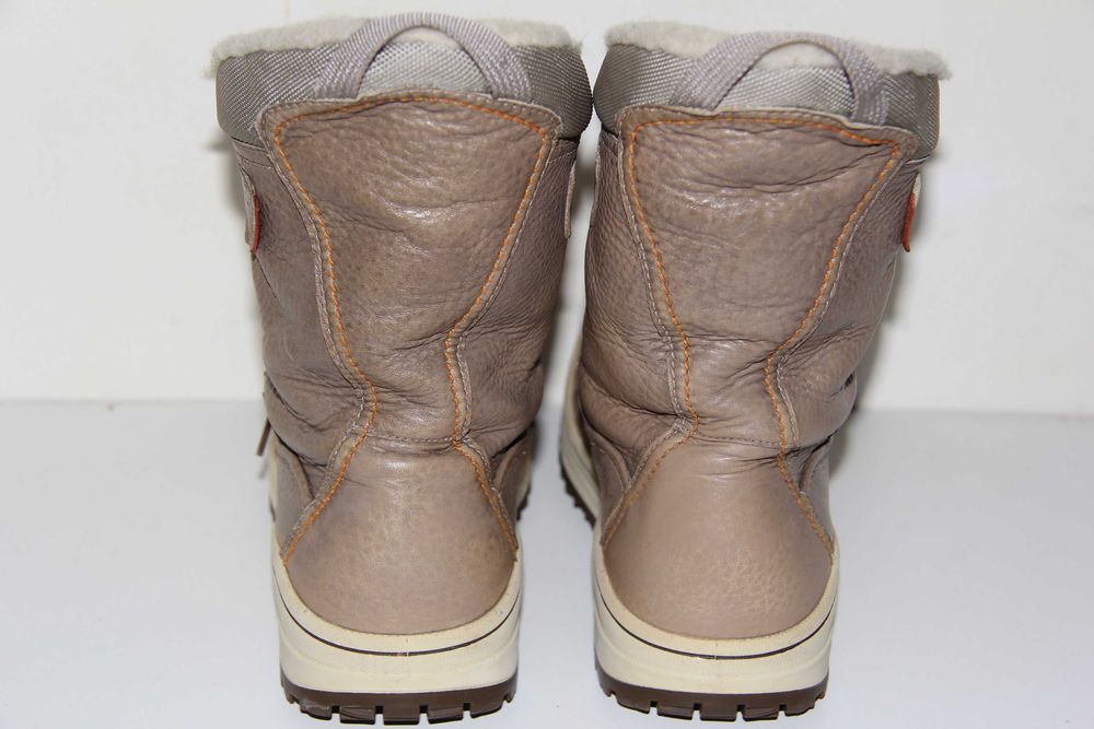 Зимние кожаные полусапожки"ECCO TRACE" 5/39/25см.