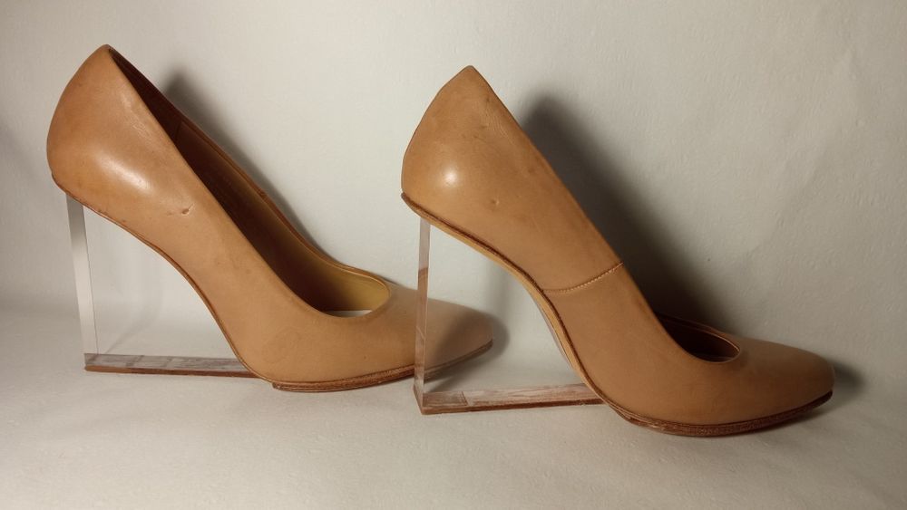 Maison Margiela & HM туфли на танкетке.