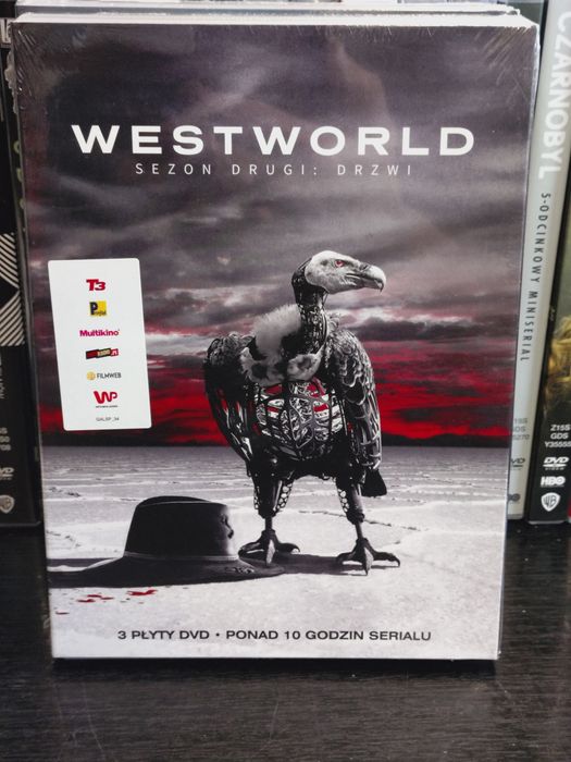 Westworld kolekcja, sezony 1-4 DVD, nowy, folia