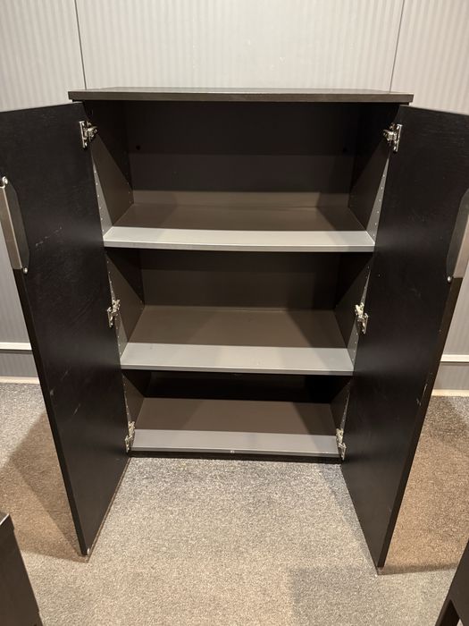 Szafka czarna biurowa