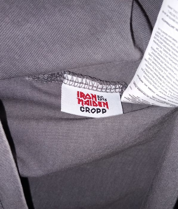 (Олх доставка) Футболка cropp з принтом Iron maiden M