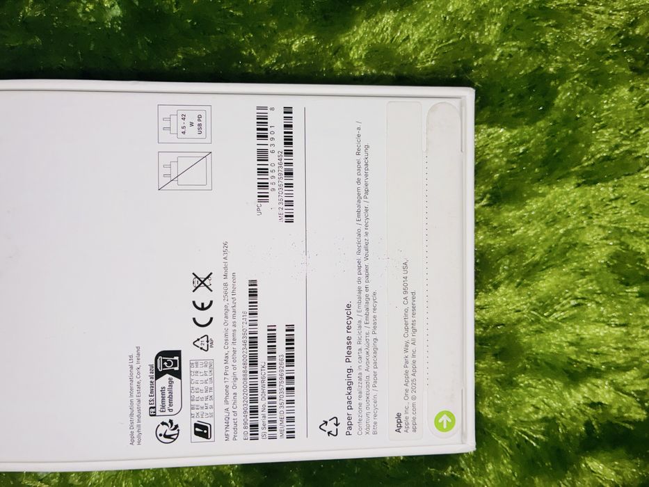 Iphone 17 pro max 256gb