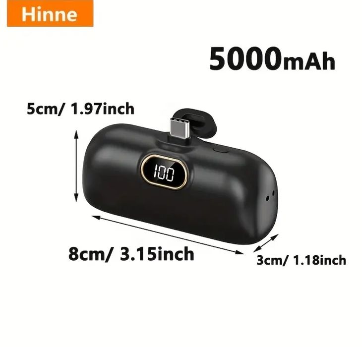 Павербанк USB-C  ( білий)