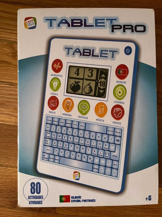 Tablet criança, aprendizagem