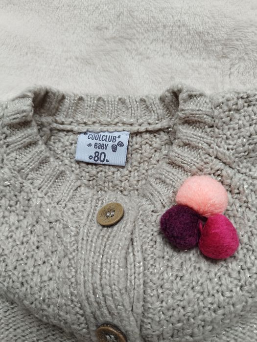 Rozpinany sweter Cool Club r. 80