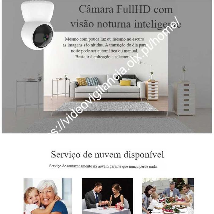Câmara ‼️ Sem fios WiFi ‼️ Deteção e seguimento de pessoas
