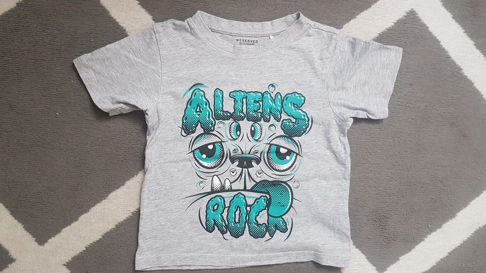 Koszulka t-shirt Reserved, 98-104, szara