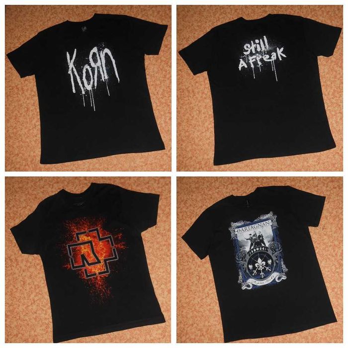 Футболки Rock Ghost Metallica Deftones Korn Lacuna coil Rammstein ін.