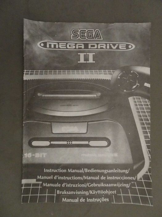 Manual de instruções Sega Mega Drive II