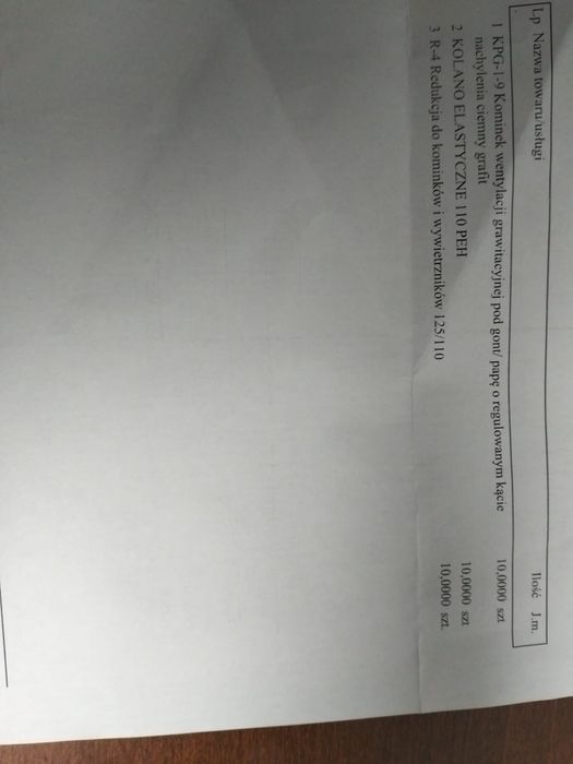 Kominek wentylacyjny Krono Plast 110/125 10szt