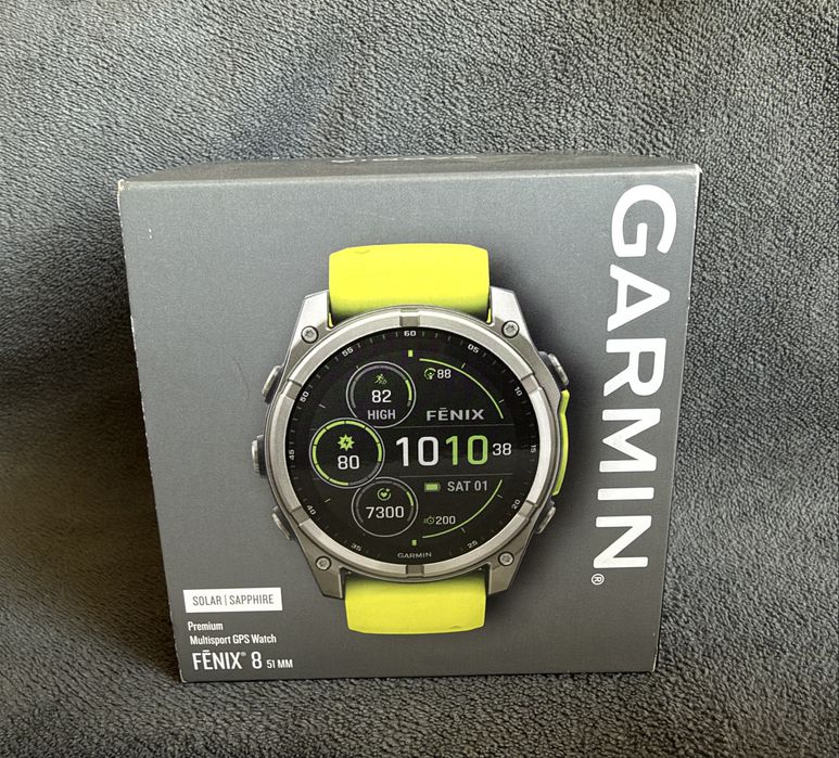 Garmin Fenix 8 Sapphire Solar 51mm.