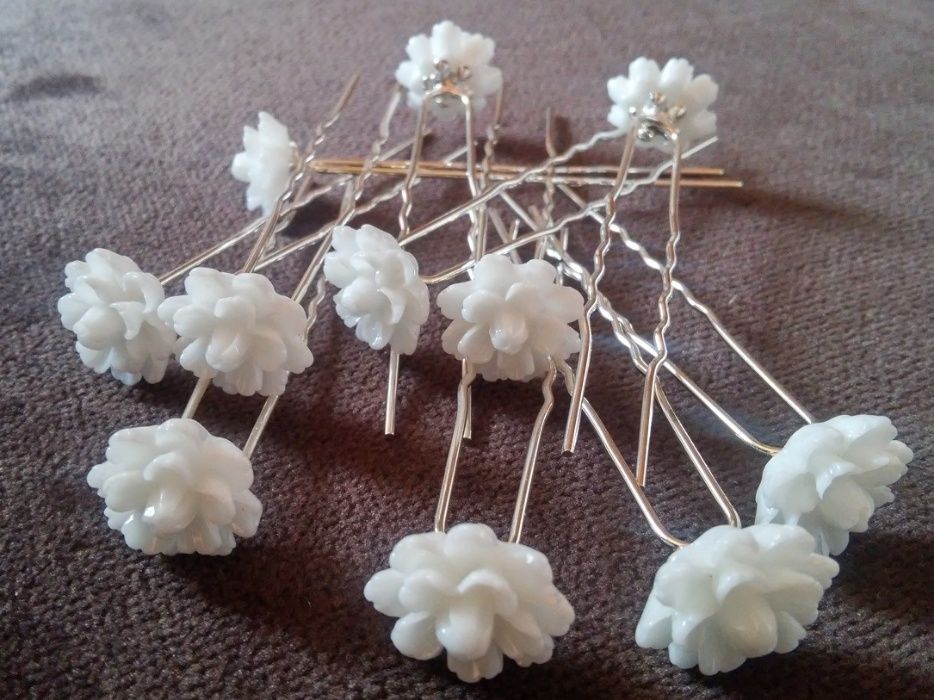 Spinki/wsuwki/szpilki -kok/włosy-biżuteria ślubna i nie tylko