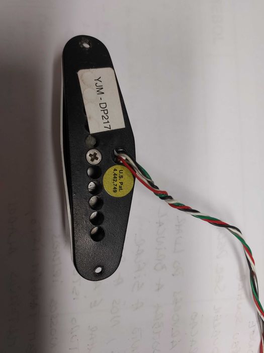 Pickup DiMarzio HS-4 YJM - DP217 e mais material