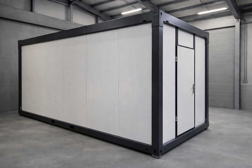 Kontener usługowy 6×2,4 m | Salon sprzedaży / Punkt usługowy | Nowy