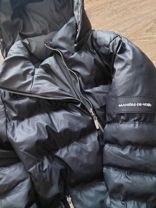 Тепла стьобана куртка курточка двостороння від maniere de voir