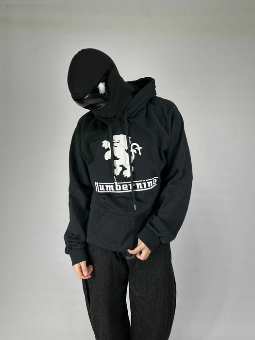 Худі Number (N)ine lion black чорна худи черная кофта skinny