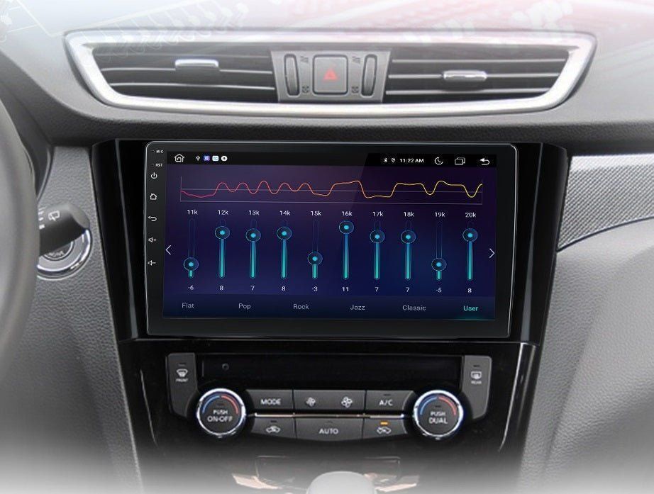 Radio 9" 2DIN Android Auto CarPlay Navi Qashqai J11 X-Trail T32 PL