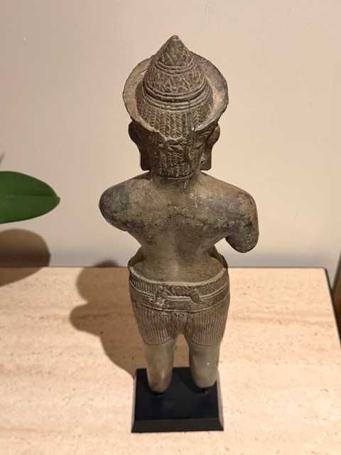 Estátua em Bronze estilo Império Khmer - Vishnu (3)