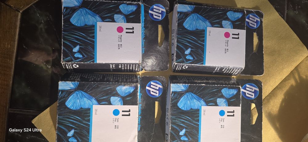 Tusze hp 11 magenta cyan