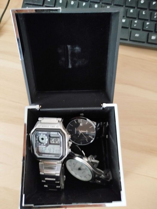 Zegarki 3 sztuki - CASIO, PERFECT, CURREN