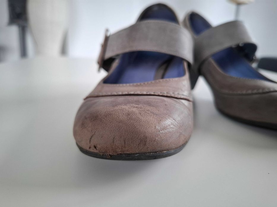 Laura Rosa 36, damskie półbuty ze skóry naturalnej