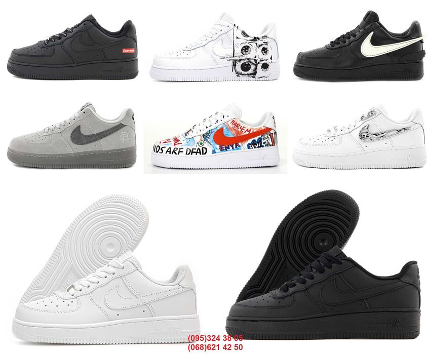 Мужские кроссовки Nike Air Force. Форсы. Демисезон. ВЕЛИКИЙ ВИБІР.