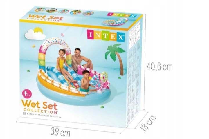Dmuchany plac zabaw basen zjeżdżalnia INTEX 57144